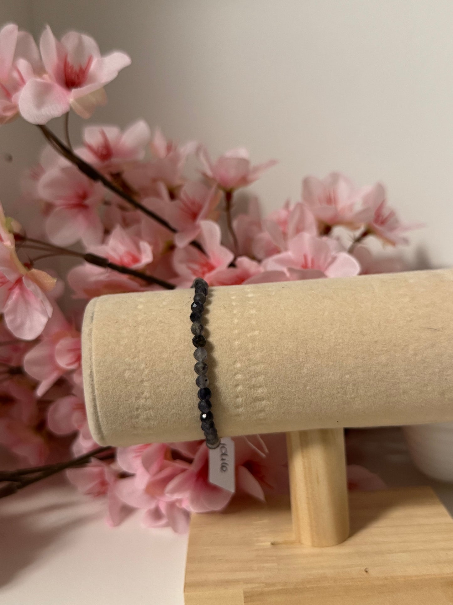 Bracelet Iolite Facettes 3mm