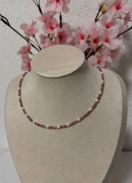 Tourmaline rose - Nacre