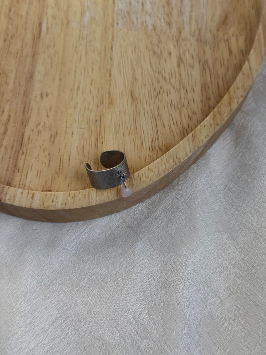 Bague quartz rose Cœur de Rose