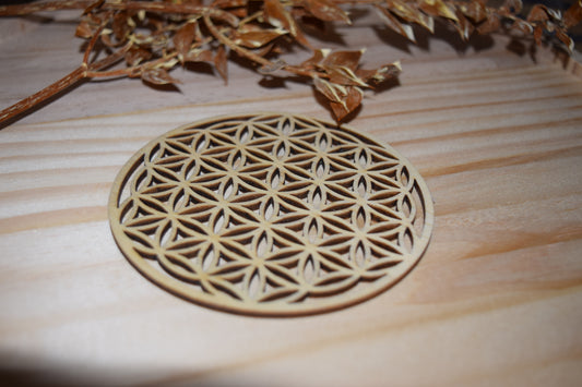 Fleur de vie en bois