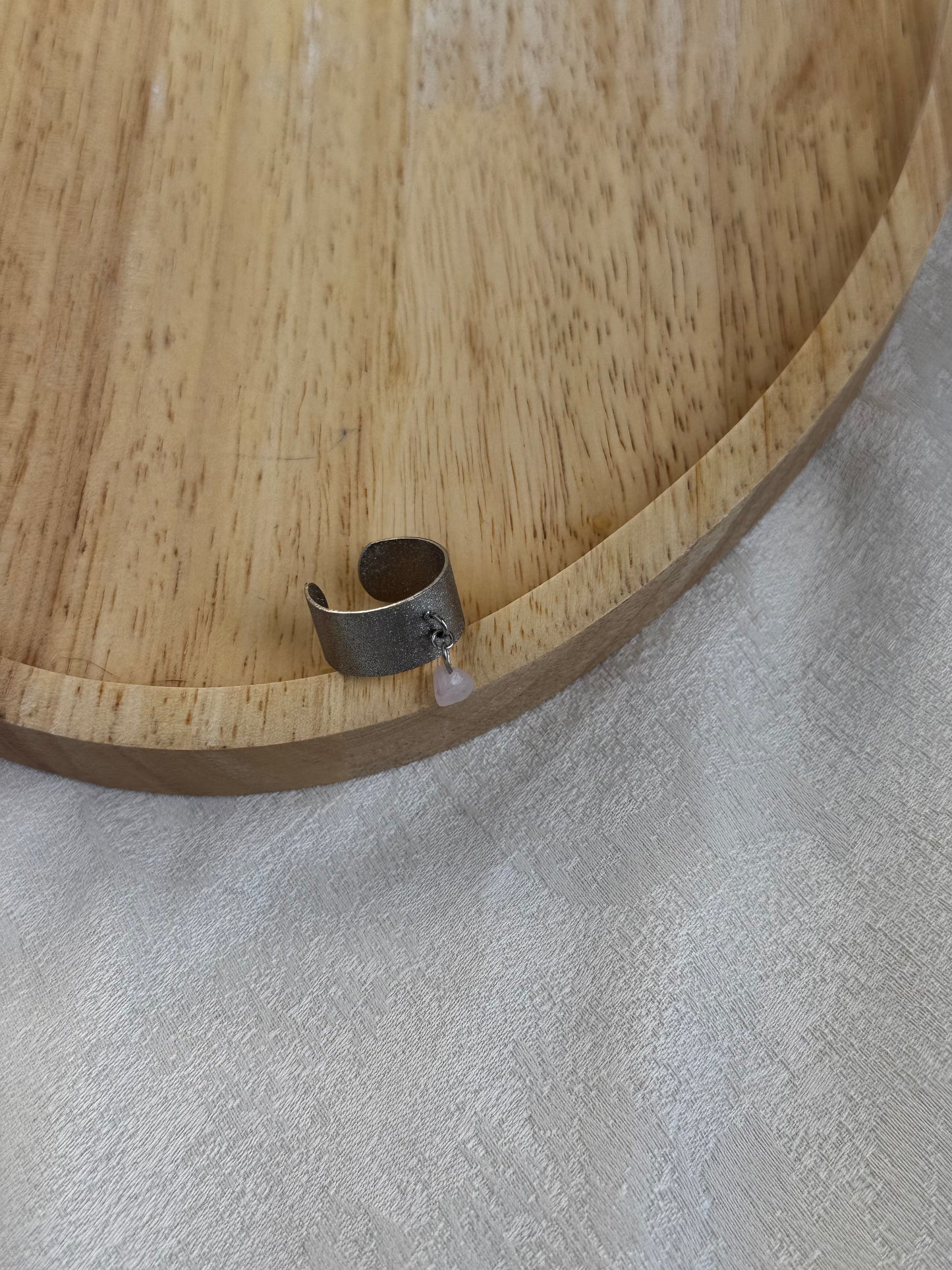 Bague quartz rose Cœur de Rose